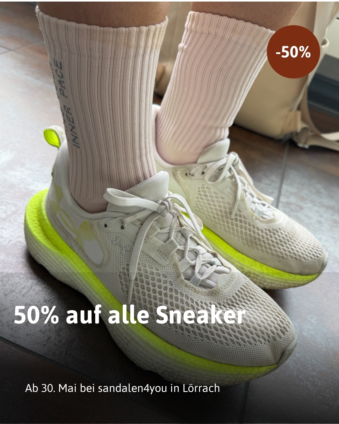 50% auf alle Sneaker